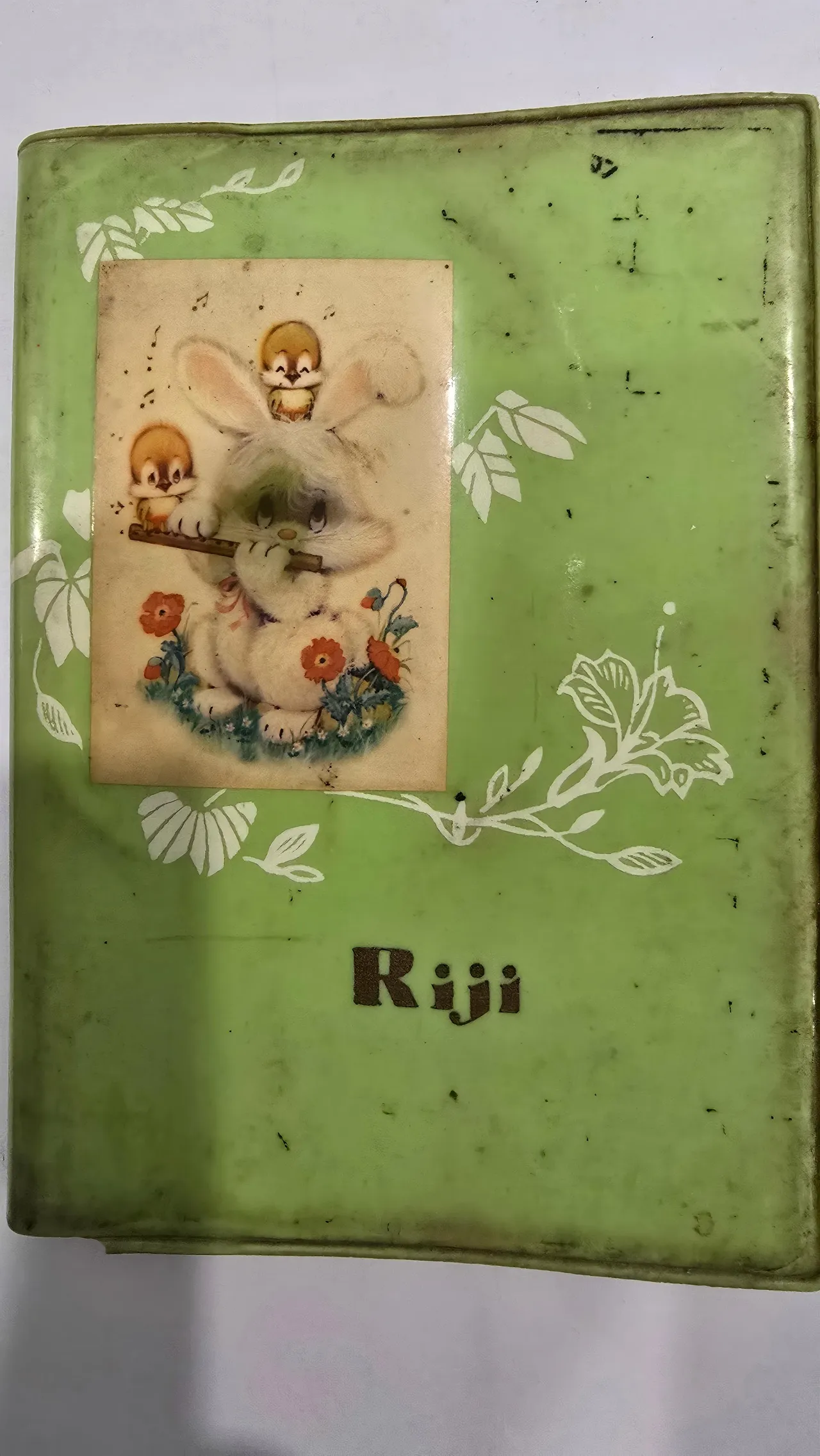 一位基层干部的笔记本，正面
